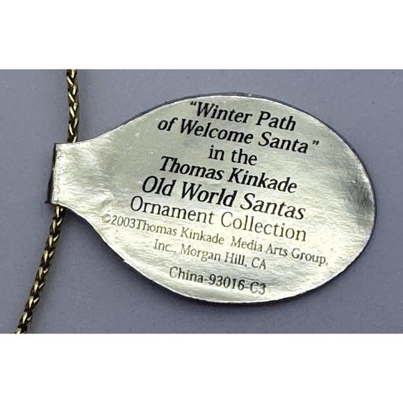 Thomas Kinkade Old World Santa Ornament Set #2 - Picture 12 of 15